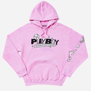 🐰 JUST IN 🐰 AUTHENTIC PLAYBOY Unisex HOODIE Medium NEW NWT